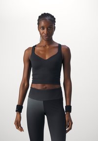 Nike Performance ALATE - Vidutiniškai krūtinę prilaikanti sportinė liemenėlė - black/cool grey