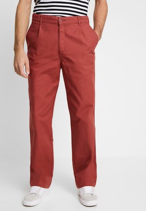 GABARE - PANTALON DROIT - Trousers - red