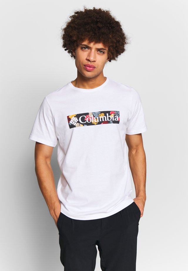 RAPID RIDGE™ GRAPHIC TEE - Camiseta estampada - white/wildfire
