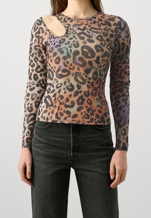 Langærmet T-shirt - multi-coloured