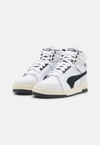 Puma SLIPSTREAM MID HERITAGE UNISEX - Sapatilhas de cano alto - white/black/nimbus cloud