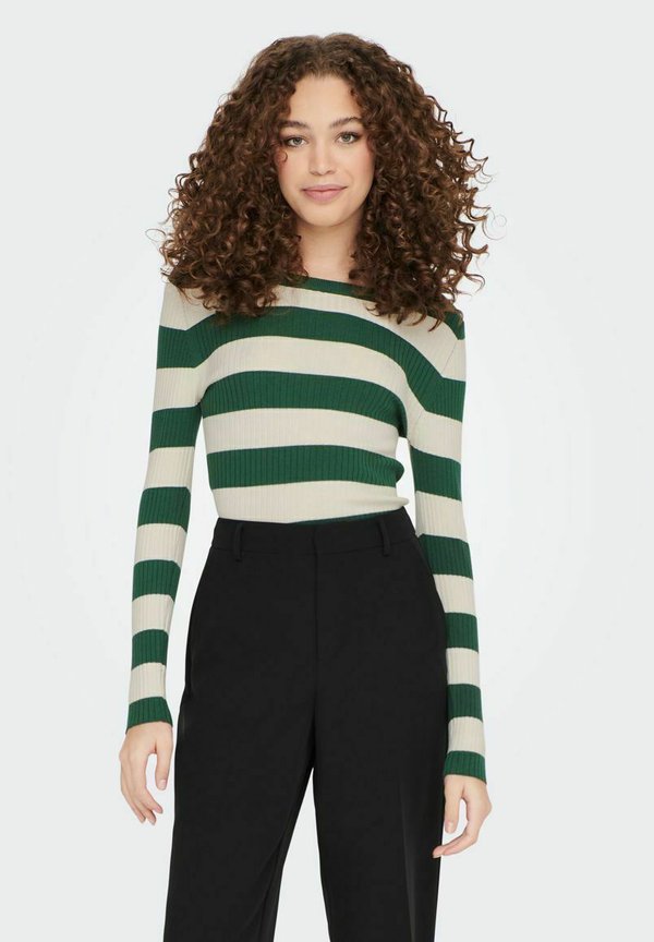 JDYPLUM O-NECK NOOS - Strickpullover