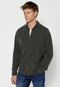 Koroshi LONG SLEEVE - Cămașă - antracita anthracite