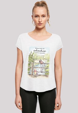 DISNEY  WINNIE THE POOH ADVENTURE - T-shirt con stampa - white