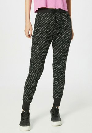 Tracksuit bottoms - black jacquard