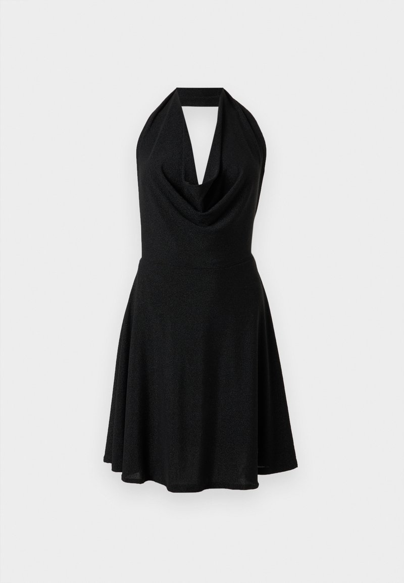 mindy black mini dress Mindy Black Shimmer Detail Sequin Top Cami Strap Mini Dress – Get That Trend