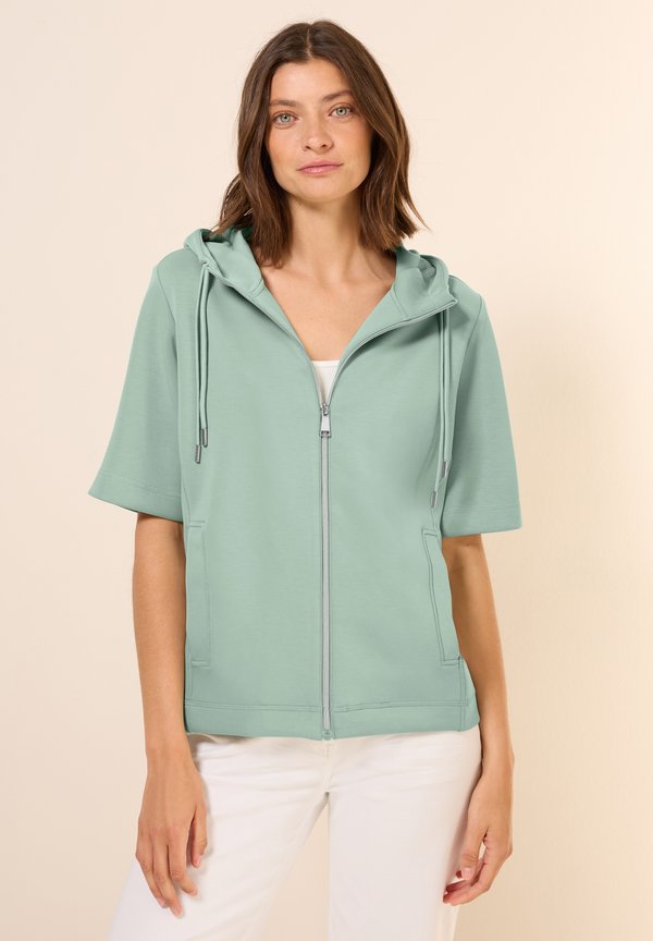 KURZARM  - Sweatjacke - grün