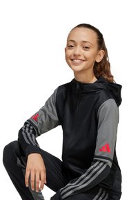 adidas Performance SQUADRA  - Sweater met rits - schwarzgrau