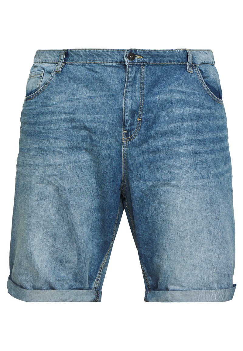 TOM TAILOR MEN PLUS Jeansshort blauw denim/bluedenim