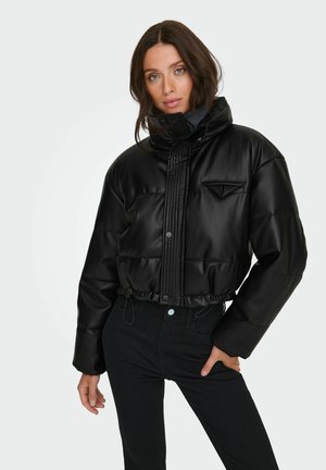 ONLELSIE - Veste en similicuir - black