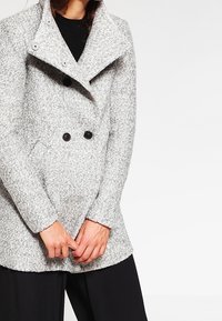 ONLY Abrigo corto - mottled light grey