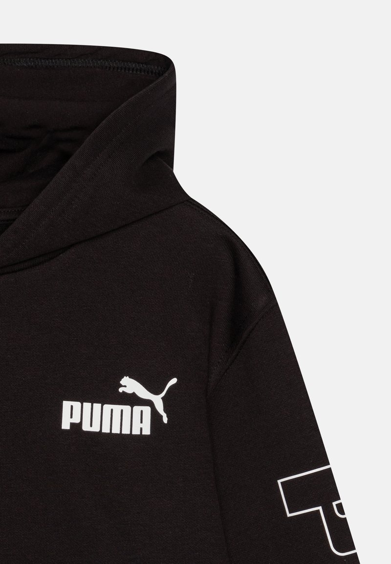Puma POWER COLORBLOCK HOODIE UNISEX - Hoodie - black - Zalando.de
