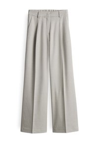 MID RISE LONG WIDE FIT - Broek - hazy fog melange