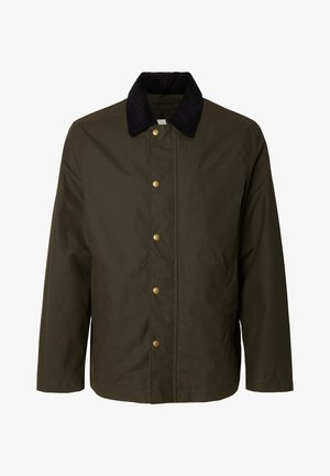Selected, SLHWALTER WAXED - Jas - grape leaf