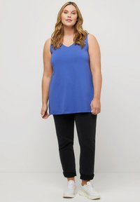 Ulla Popken ÄRMELLOS - Top - blue