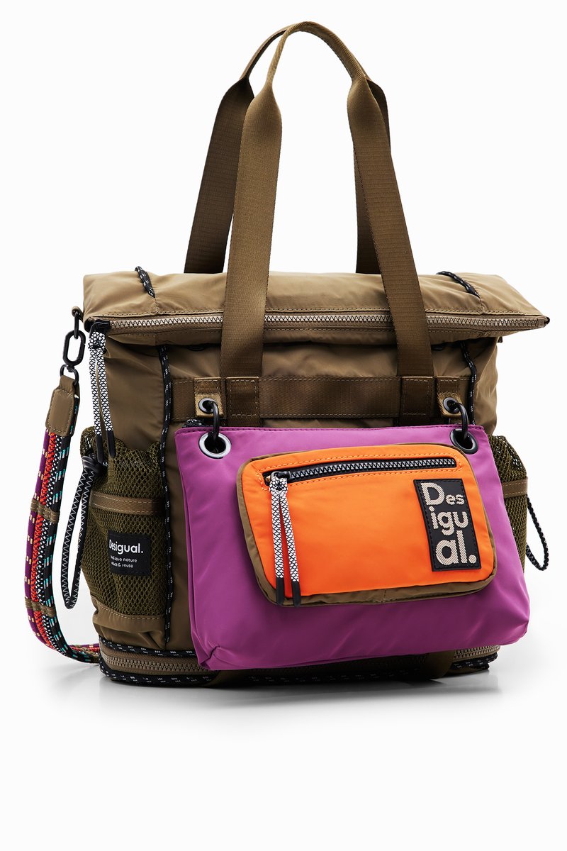 Desigual BACK MODULARIS ORIGINALE VOYAGER - Zaino - khaki