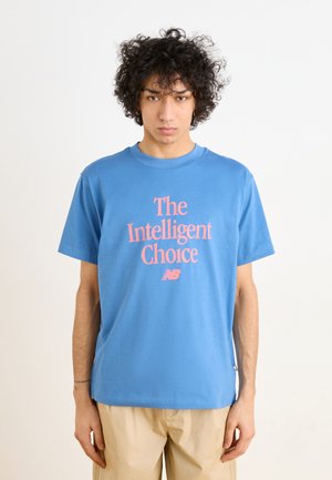 INTELLIGENT CHOICE RELAXED  - Print T-shirt - sea stone