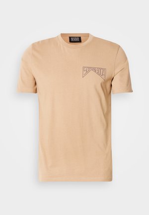 Scotch & Soda REGULAR FIT LEFT CHEST LOGO - T-shirt imprimé - tannin