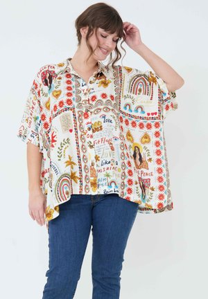 OVERSIZE  IMPRIMÉE - Overhemdblouse - rainbow