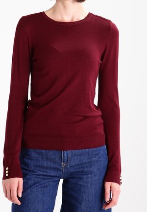 Jersey de punto - dark red