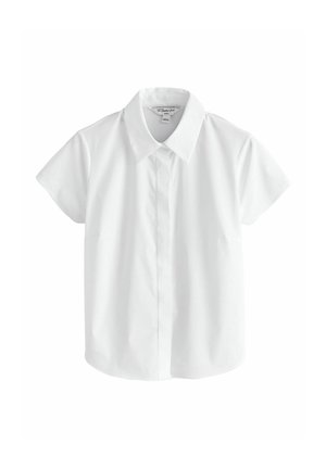 REGULAR FIT - FULLER BUST FITTED STRETCH ESSENTIAL SHORT SLEEVE - Hemdbluse - white