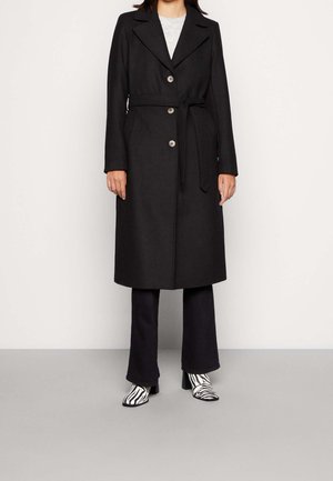 Klassischer Mantel - black