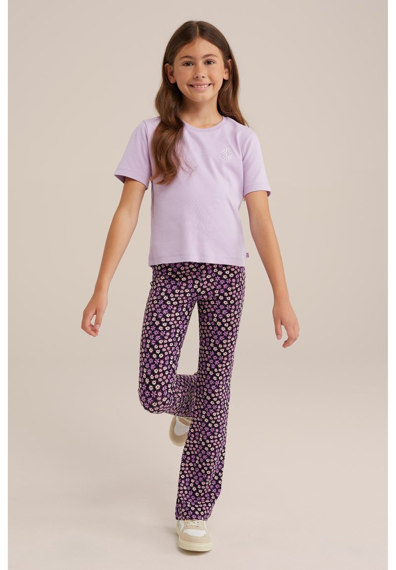 WE Fashion Trükipildiga T-särk - violet