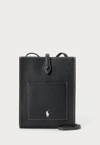 POLO PLAY LEATHER POCKET CROSSBODY - Mobiltaske - black