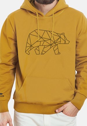 FORSBERG, Sweat à capuche - mustard yellow