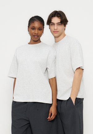 YOURTURN 2 PACK - Basic póló - dark blue/mottled light grey