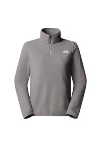 W GLACIER FLEECE 1/4 ZIP JACKET - Sweat polaire - tnf mid grey heather