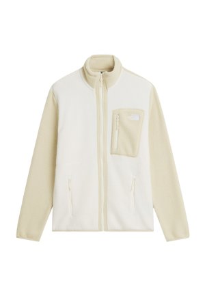 The North Face, M YUMIORI FULL ZIP - Φλις μπουφάν - white dune-desert stone