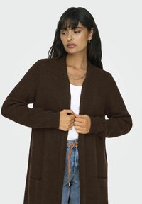 ONLY ONLJADE CARDIGAN - Cardigan - chocolate torte