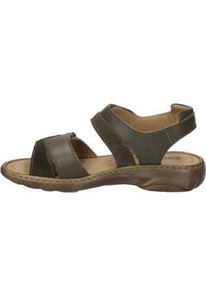 DEBRA - Sandalen met plateauzool - moos