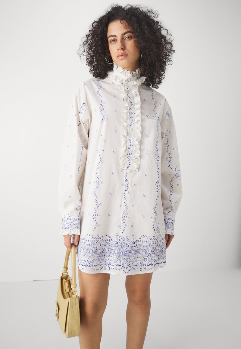 Philosophy di Lorenzo Serafini DRESS - Shirt dress - white - Zalando.ie