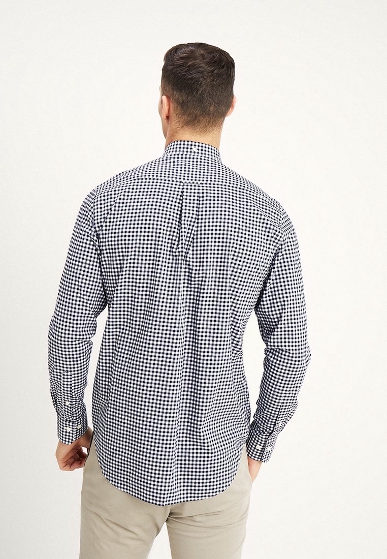 Chemise Homme GANT Manches Longues – Coton – Taille M (étiquette L) – Rouge – Bon état