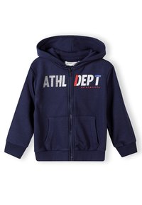 MINOTI ZIP THROUGH HOODIE - Tröja med dragkedja - dark blue