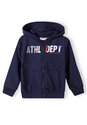 ZIP THROUGH HOODIE - Športna jopa s kapuco na zadrgo - dark blue