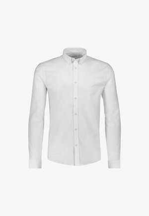 Lindbergh SUPERFLEX - Vapaa-ajan kauluspaita - white