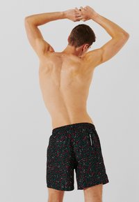 KARL LAGERFELD GEOMETRIC PRINT - Badeshorts - geometric black pattern