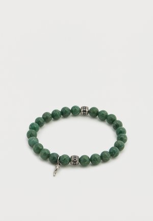 LUCKY CHARM BEADS - Brăţară - silver-coloured/green