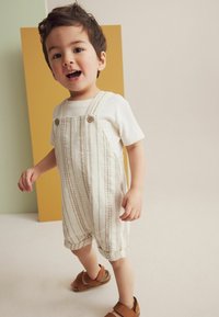 Next TEXTURED STRIPE - REGULAR FIT - Peto - ecru