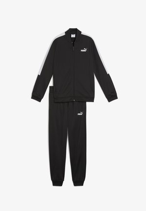 BASEBALL SET - Športna jopa s kapuco na zadrgo - black