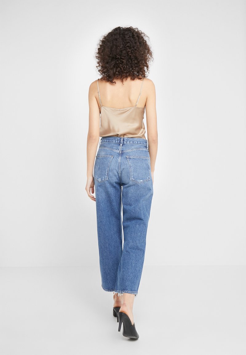 Damen Bekleidung | Agolde REN WIDE LEG Jeans Relaxed Fit blue denim - HJ21417 Damen Bekleidung | Agolde REN WIDE LEG Jeans Relaxed Fit blue denim - HJ21417