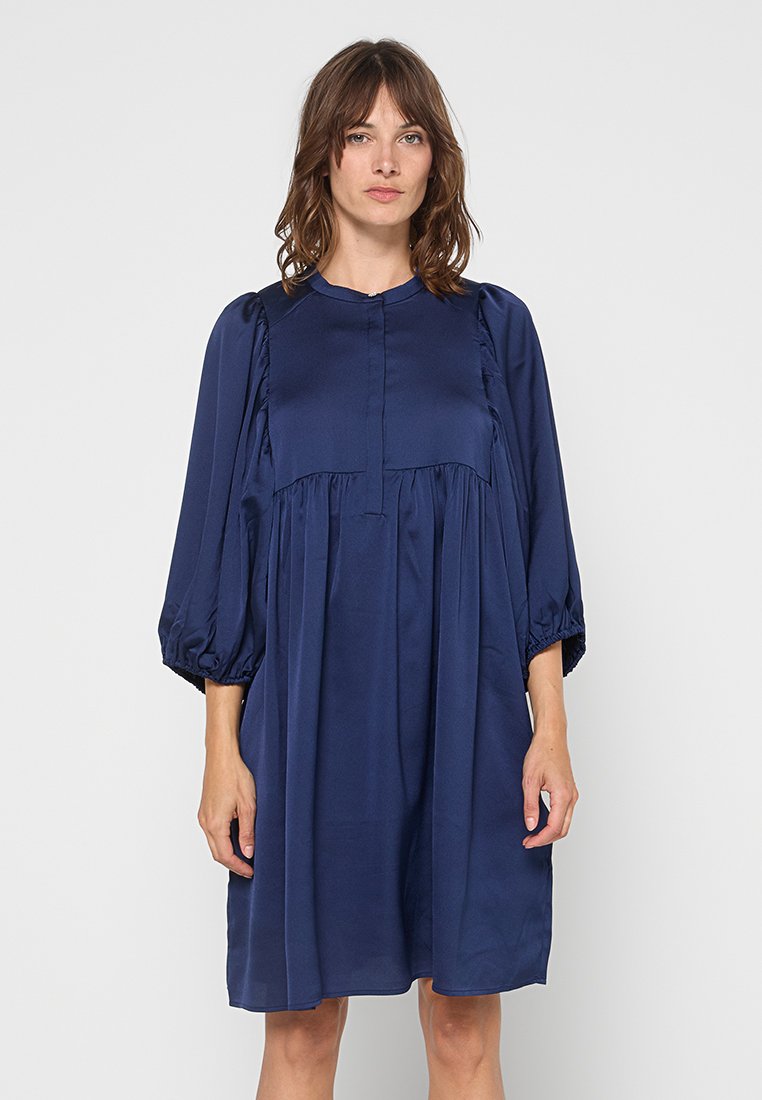 Bruuns Bazaar Blousejurk blauw