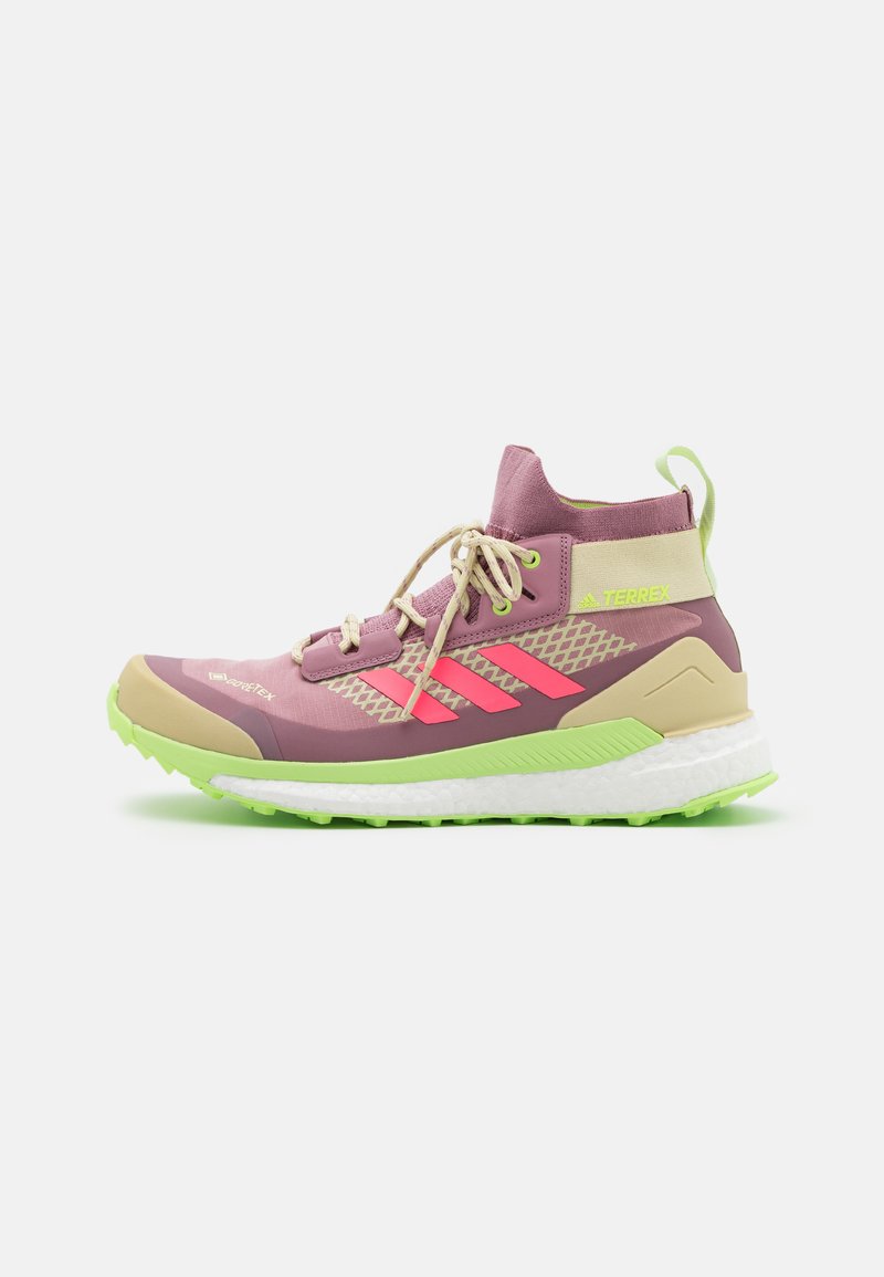 adidas Performance FREE HIKER - Sapatos de caminhada - magic mauve/acid red/pulse lime