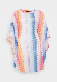 SHORT COVER UP - Strandkiegészítő - multicolor/shaded fucsia/blue