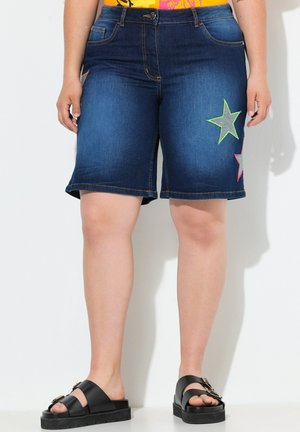STARS - Short en jean - dark blue denim