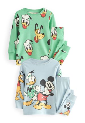 DISNEY MICKEY MOUSE SNUGGLE 2 PACK SET - Pyžamová sada - blue green