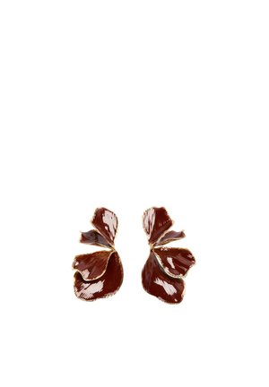Scalpers, SCALPERS SCPETALS EARRINGS - Pendientes - burgundy